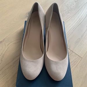 Cole Haan Light Beige Wedge Heels